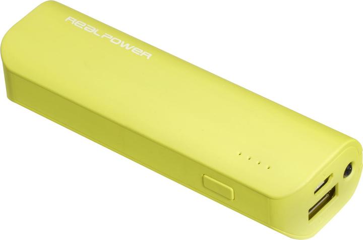 RealPower PB2600 (2600 mAh, 18 W, 9.62 Wh)
