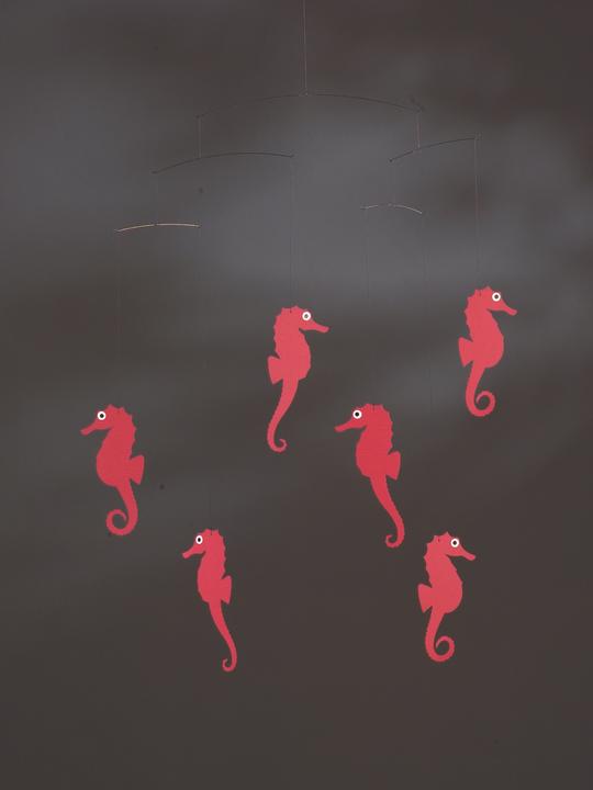 Actual product image Flensted Mobiles Seahorse Mobile with Gift Box