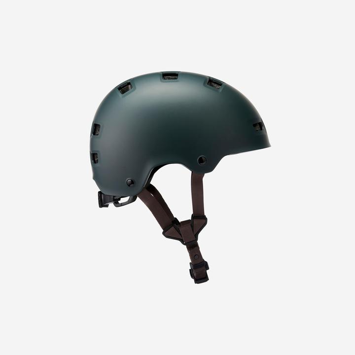 Oxelo Casque roller skateboard trottinette mf540 vert (55 - 59 cm)