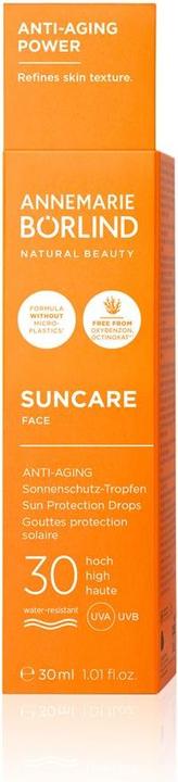 Actual product image Annemarie Börlind Börlind Sonne A Aging Sun Protecting Drops Lichtschutzfaktor 30 30 ml (Suntan cream, SPF 30, 30 ml)