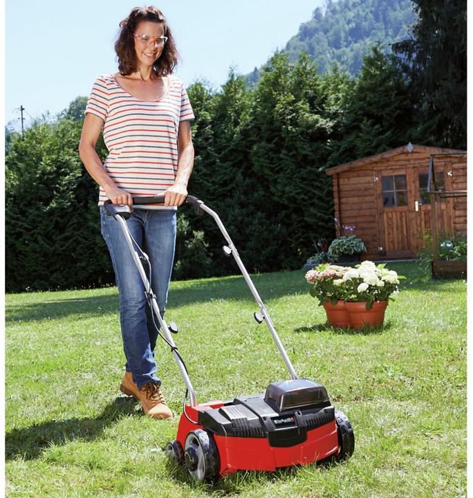 Produktbild Einhell Akku-Vertikutierer GC-SC 36/31 LI + 2x Starterset