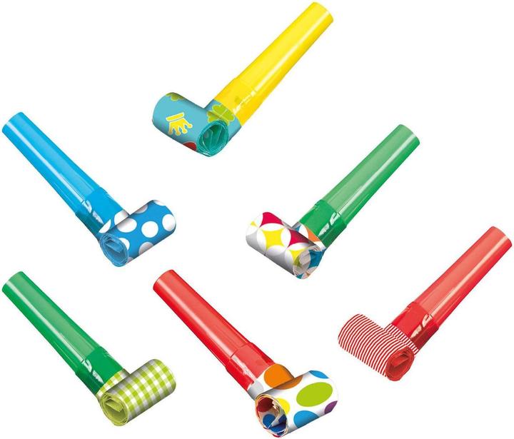Papstar Partypfeife 6er Set