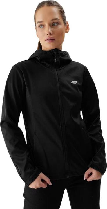 4F Kurtka damska softshell F215 głęboka czerń 4FWSS24TSOFF215 20S M (M)