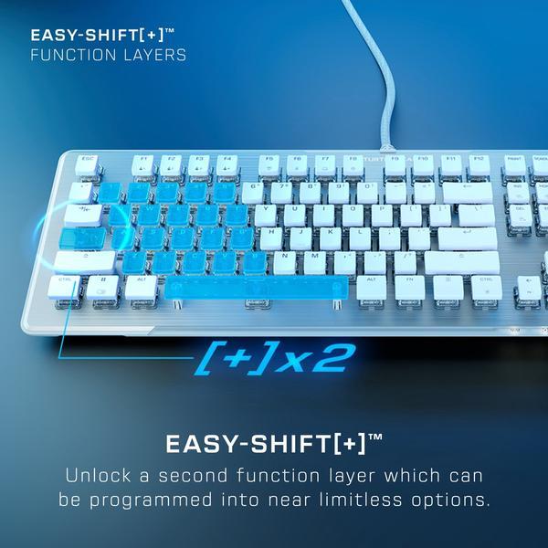 Image du produit Turtle Beach - Clavier de jeu mécanique RGB Filaire Vulcan II Blanc - Disposition Qwerty US (US, Filaire)