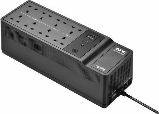 Produktbild APC BE1050G2-UK, Standby (Offline), 1,05 kVA, 600 W, Schrittweise, 180 V, 266 V (1.05 VA, 600 W, Standby USV)