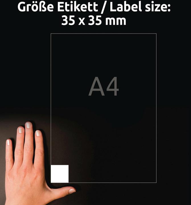 Image du produit Avery Étiquettes carrées