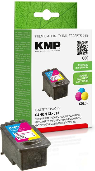 Immagine prodotto KMP C80 Cartuccia d'inchiostro a colori compatibile con Canon CL-513 (C)