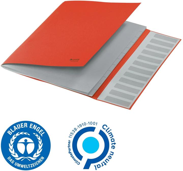 Produktbild Leitz Ordnungsmappe Recycle A4 Rot (A4, 1 x)