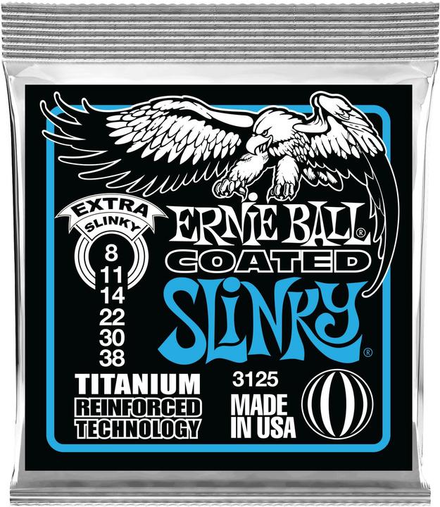 Actual product image Ernie Ball Slinky Extra (6 x, Electric guitar, 0.04")