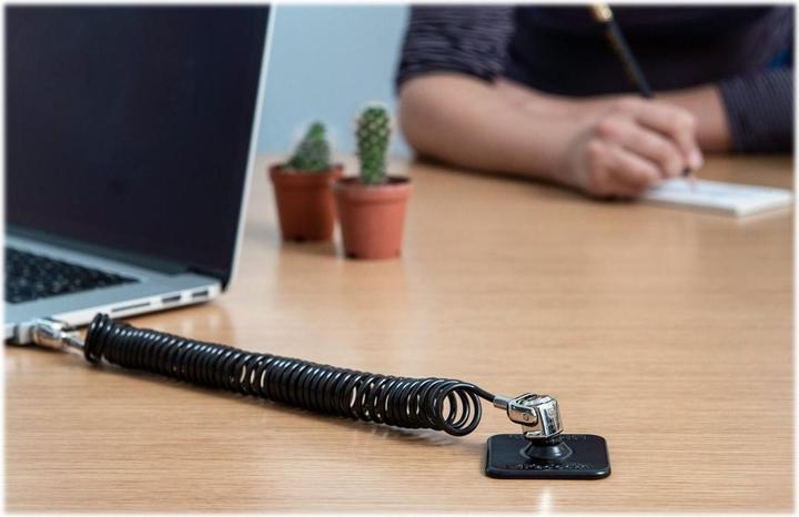 Produktbild Compulocks Dual Head Coiled Cable Keyed Lock