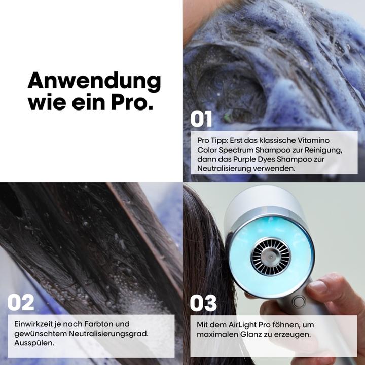 Produktbild L'Oréal Professionnel Vitamino Color Spectrum Purple Dyes Neutralizing (300 ml, Silbershampoo)
