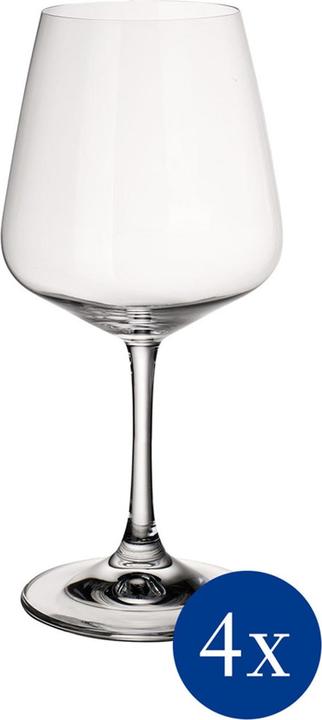 Villeroy & Boch Set di bicchieri da vino rossi 4 pezzi Ovidio (59 cl, 4 Occhiali, Bicchieri da vino rosso)
