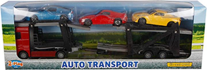 Produktbild 2-Play Druckguss-Transporter mit PKW