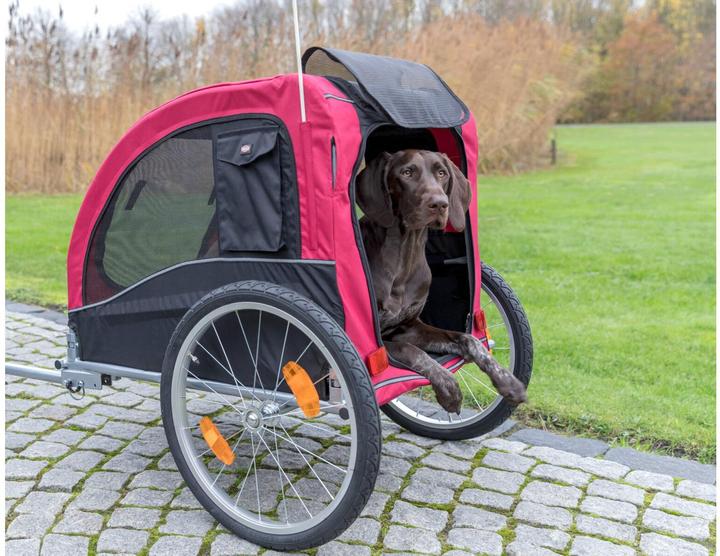 Immagine prodotto Trixie Rimorchio per biciclette (Cane, Riflettori, Traspirante)