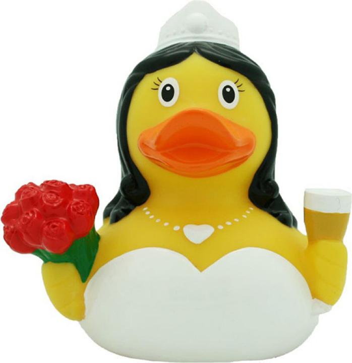 Sombo la mariée au canard en caoutchouc