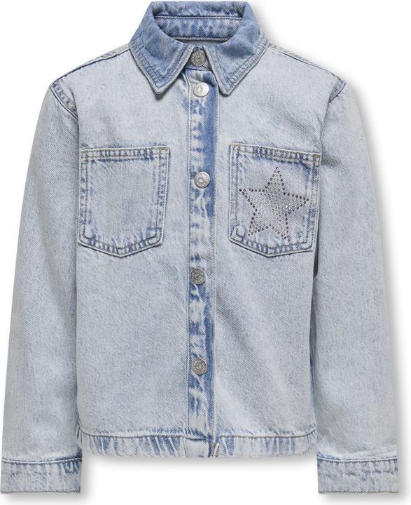 Immagine prodotto Only Polsini con colletto a scomparsa e giacca con bottoni in denim (164)