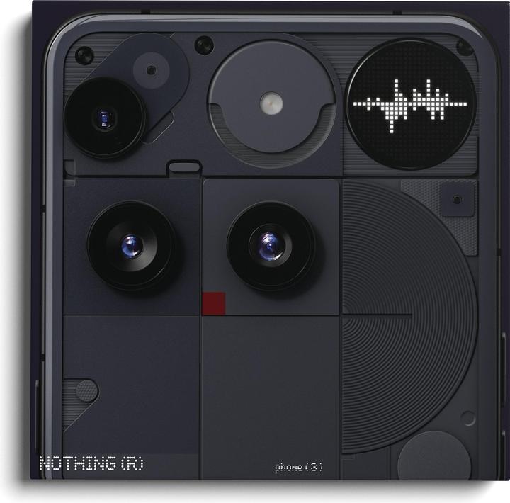 Actual product image Nothing Nothing Phone (3) (256 GB, Black, 6.67", Dual SIM, 50 Mpx, 5G)