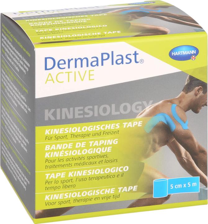 Produktbild Hartmann DermaPlast Active Kinesiology Tape blau 5cm x 5m, 1 St (5 m)