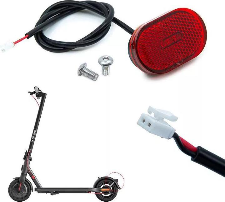 Immagine prodotto Homava Luce posteriore a LED per l'e-scooter Xiaomi 4/4 Lite