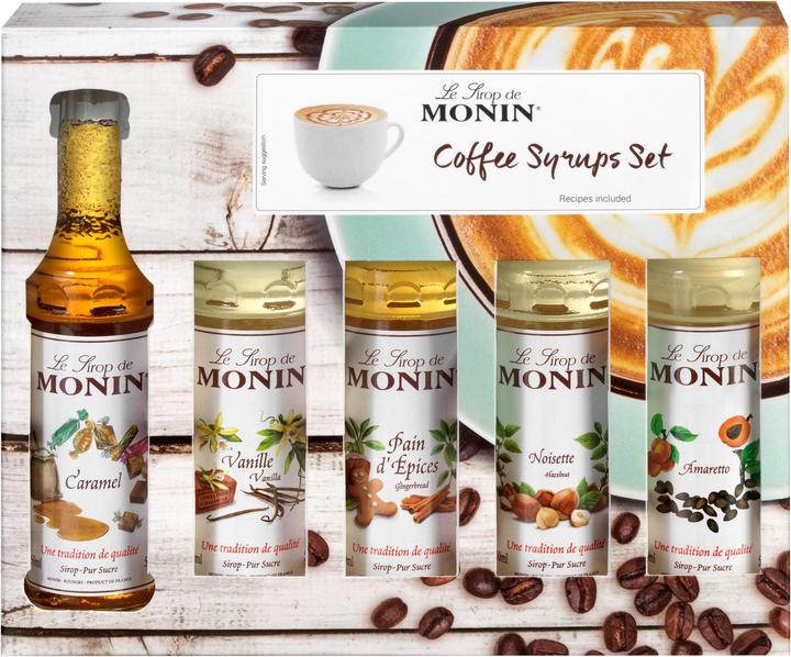 Monin Set di sciroppo per il caffè (1 x 25 cl)