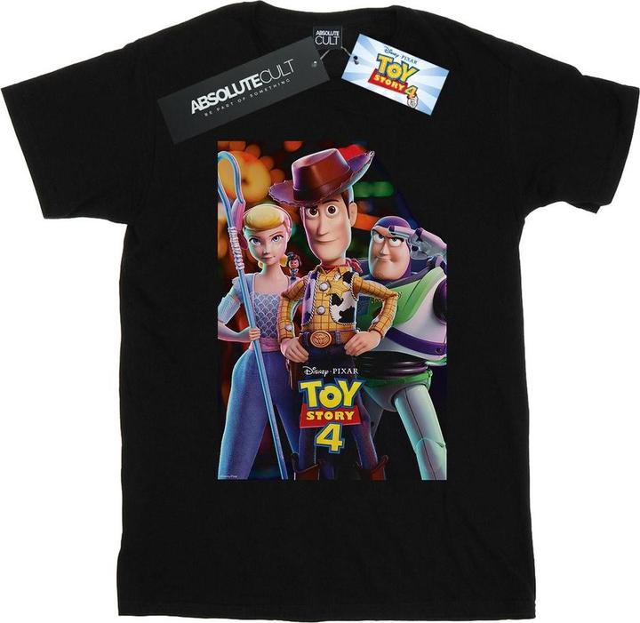 Disney Toy Story 4 Buzz Woody And Bo Peep Poster TShirt