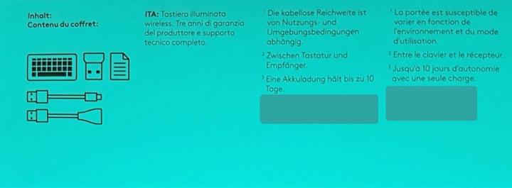 Actual product image Logitech K800 (DE, Wireless)