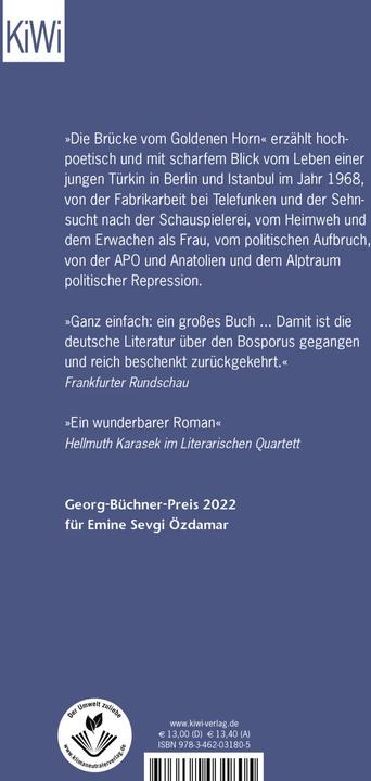 Produktbild Die Brücke vom Goldenen Horn (Deutsch, Emine Sevgi Özdamar, 2002)