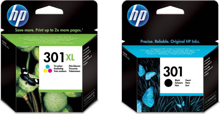 Produktbild HP 301 BK + Tricolor XL