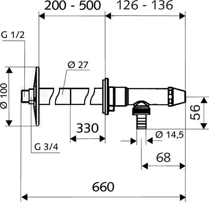 Produktbild Schell Anti-freeze garden crane, Polar II