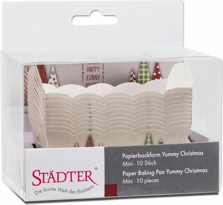 Produktbild Städter Papier-Backform Yummy Christmas 7x4x4 cm 10er (7 cm)