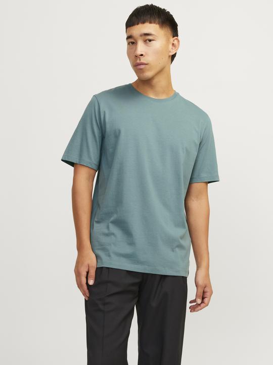 Actual product image Jack & Jones Single-coloured round neck T-shirt T-shirt (L)
