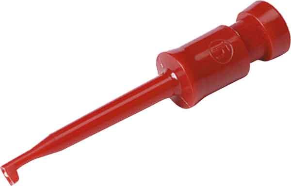 Produktbild Hirschmann Miniatur-Klemmprüfspitze Mit Lötanschluss (Kleps2) - Rot (Prüfspitze)