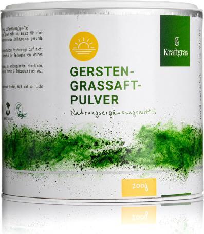 Kraftgras Gerstengras-Saftpulver (1 Stück, Pulver, 200 g)