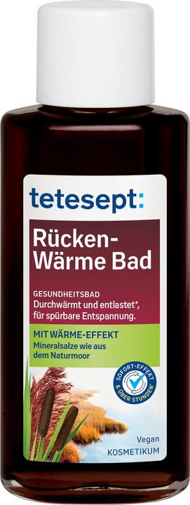 Produktbild Tetesept Rücken Wärme Bad (125 ml, Badesalz)