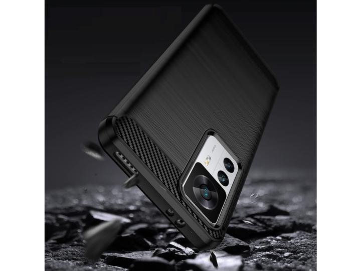 Produktbild Screenguard Xiaomi 12T Pro Hülle Carbon Brushed Soft TPU (Xiaomi 12T Pro)