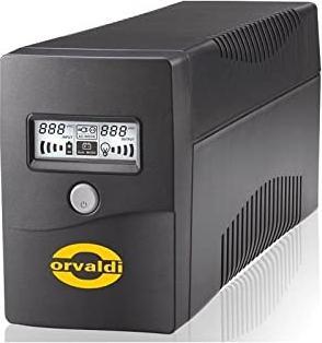 Actual product image Orvaldi VPS 600 Uninterruptible Power Supply (UPS) Line-Interactive 0.6 kVA (0.60 VA, 360 W, Line-interactive UPS)