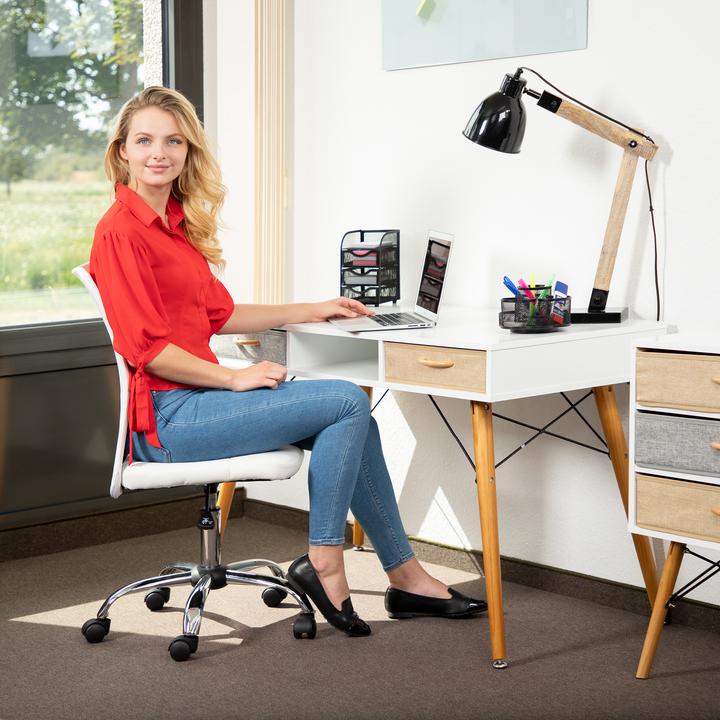 Actual product image Relaxdays Swivel Office Chair