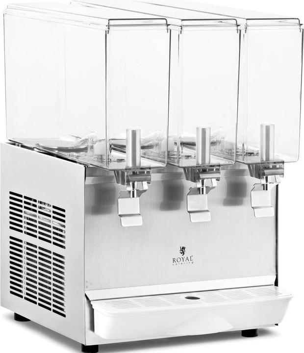 Produktbild Royal Catering Saftspender Getränkespender Saftdispenser Gastro 3 x 10 L Kunststoff