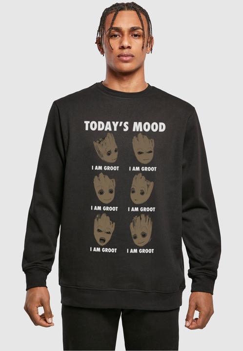 Actual product image Absolute Cult Guardians Of The Galaxy Vol 2 - Groot Todays Mood Crewneck - 114121 (4XL)