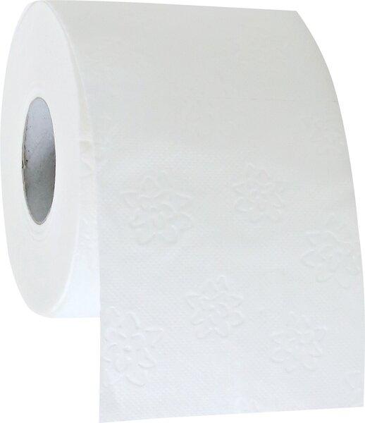 Produktbild Hygostar Toilettenpapier Kleinrolle Zellstoff 3-lagig 11x9,4cm hochweiss VE=8 Rollen (2000 x)