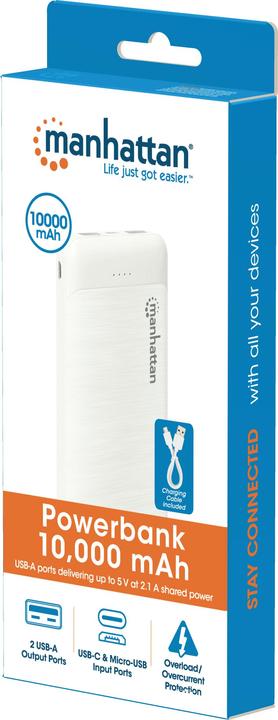 Immagine prodotto Manhattan Powerbank (10000 mAh, 5 W, 37 Wh)