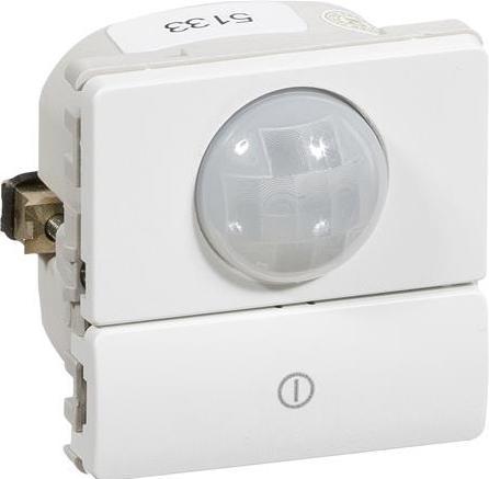 Produktbild LK FUGA 90 gr. Bewegungsmelder, 10A, 230V, 1 Modul, Weiss- In Tasche für DIY