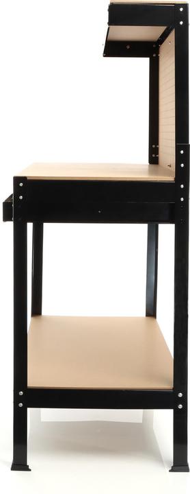 Produktbild Wiltec Werkbank 800x500x1400mm mit Lochwand Werkzeugbank Arbeitstisch Werktisch (140 cm, 50 cm)