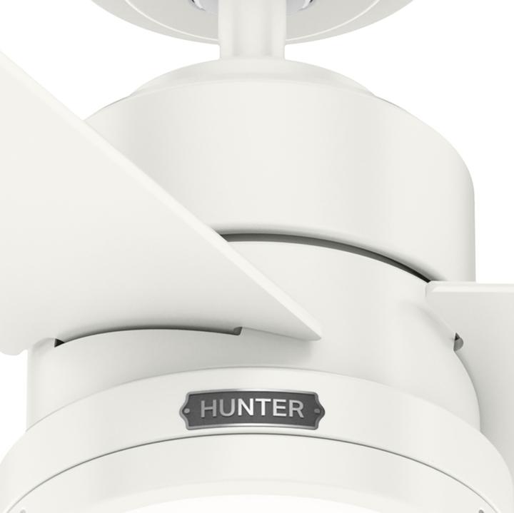 Actual product image Hunter Fans Deckenventilator Greenville Weiss mit Licht (39 dB)