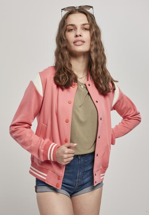 Actual product image Urban Classics Ladies Inset College Sweat Jacket (5XL)