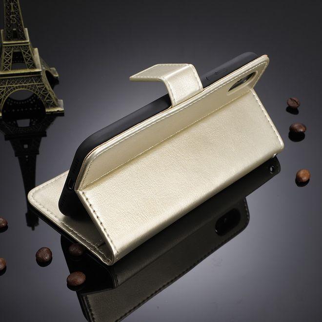 Image du produit MU Classic Crazy Horse III Bookcover Series en cuir (1S (2020), Alcatel 3X (2020))