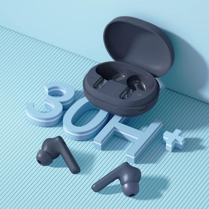Actual product image Haylou MoriPods T78 Bluetooth Earphones, BT 5.2, ANC, True Wireless Blue EU (ANC, Wireless)