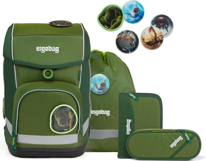 Produktbild Ergobag Schulthek Cubo Special Edition Shiny Grüne Mambär (19 l)