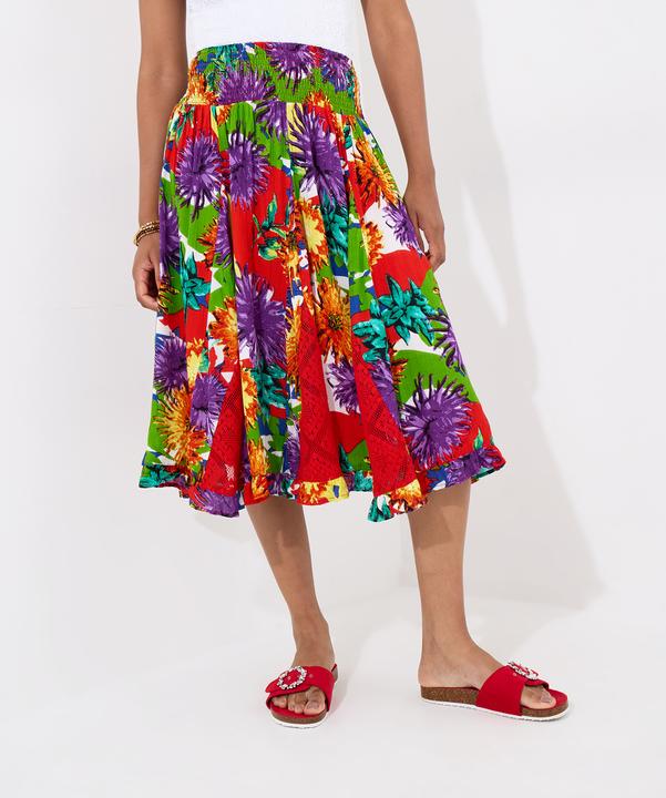 Immagine prodotto Joe Browns Bright Floral Godet Panel Midi Skirt (42)