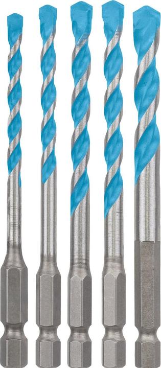 Bosch Professional Zubehör EXPERT HEX-9 MultiConstruction drill bit set, 4/5/6/8 mm, 5 pcs. (4, 5, 6, 8 mm)